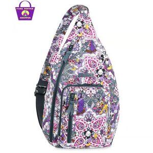 Disney Parks Mickey Mouse Sweet Treats Sling Backpack by Vera Bradley A7S0B704